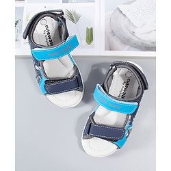 Cute Walk by Babyhug Sandals - Blue Grey