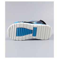 Cute Walk by Babyhug Sandals - Blue Grey