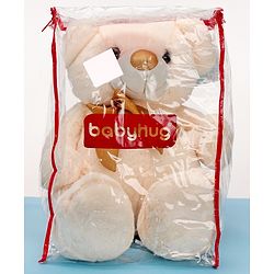 Babyhug Plush Teddy Bear Soft Toy Beige - Height 50 cm