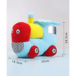 Babyhug Steam Engine Soft Toy Blue - Length 32 cm
