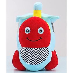 Babyhug Steam Engine Soft Toy Blue - Length 32 cm