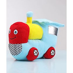 Babyhug Steam Engine Soft Toy Blue - Length 32 cm