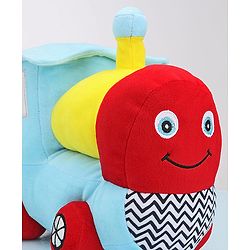 Babyhug Steam Engine Soft Toy Blue - Length 32 cm