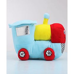 Babyhug Steam Engine Soft Toy Blue - Length 32 cm