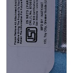 Babyhug Steam Engine Soft Toy Blue - Length 32 cm