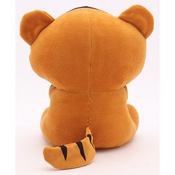 Babyhug Baby Tiger Soft Toy for Kids|Huggable Cuddle Buddy|Encourages Imagination, Sensory & Emotional Development|Lightweight Travel Companion|BIS Certified|Height-21cm|Brown