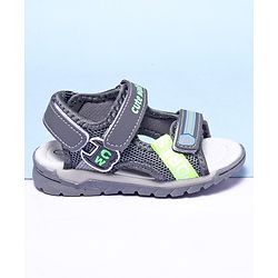 Cute Walk by Babyhug Sandals - Grey