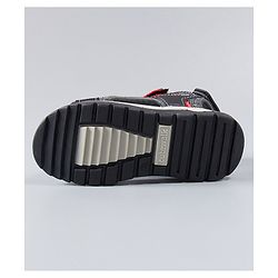 Cute Walk by Babyhug Sandals With Triple Velcro Closure - Black Red