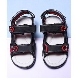 Cute Walk by Babyhug Sandals - Black