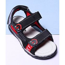 Cute Walk by Babyhug Sandals - Black