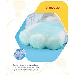 Babyhug Advanced Pant Style Diapers New Born (NB) Size - 2 Pieces