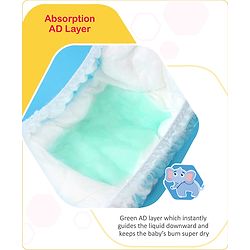 Babyhug Advanced Pant Style Diapers New Born (NB) Size - 2 Pieces