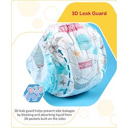 Babyhug Advanced Pant Style Diapers New Born (NB) Size - 2 Pieces