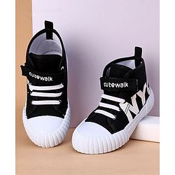 Cute Walk by Babyhug Casual Shoes - Black