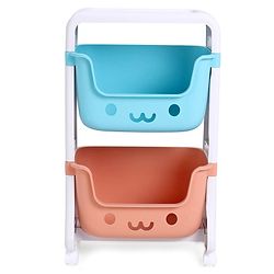 Babyhug 2 Layer Multipurpose Storage Rack - Muticolor