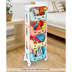 Babyhug 4 Layer Multipurpose Storage Rack - Muticolor