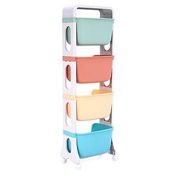 Babyhug 4 Layer Multipurpose Storage Rack - Muticolor