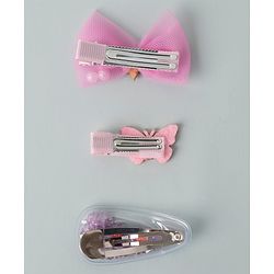Babyhug Hair Clips Pack of 3 - Multicolour