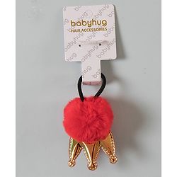 Babyhug Crown Shaped Rubber Band - Red