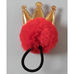 Babyhug Crown Shaped Rubber Band - Red
