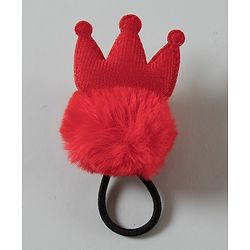 Babyhug Crown Shaped Rubber Band - Red