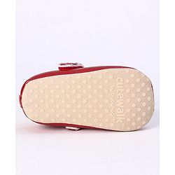 Cute Walk by Babyhug Booties - Maroon