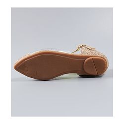 Cute Walk By Babyhug Party Wear Sandals - Golden
