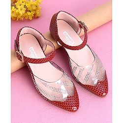 Cute Walk by Babyhug Sandals - Red