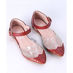 Cute Walk by Babyhug Sandals - Red