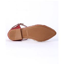 Cute Walk by Babyhug Sandals - Red