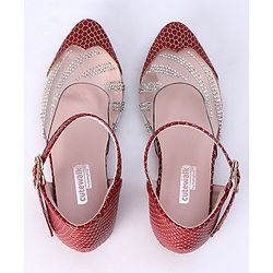 Cute Walk by Babyhug Sandals - Red