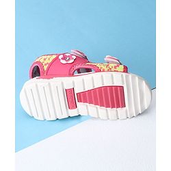 Cute Walk by Babyhug Sandals With Dual Velcro Closure - Fuchsia