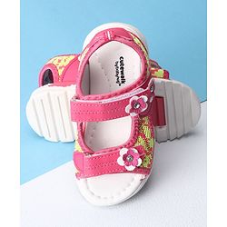 Cute Walk by Babyhug Sandals With Dual Velcro Closure - Fuchsia