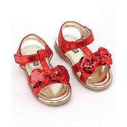 Cute Walk by Babyhug Sandals Girl RED 30