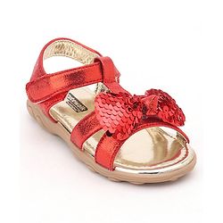 Cute Walk by Babyhug Sandals Girl RED 30