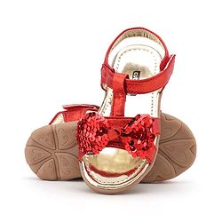 Cute Walk by Babyhug Sandals Girl RED 30