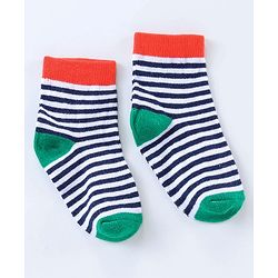 Cute Walk by Babyhug Ankle Length Antibacterial Socks Dino Design Pack of 5 - Multicolor