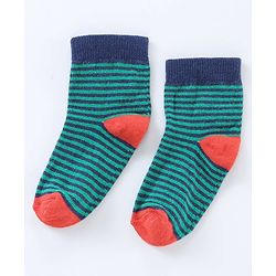 Cute Walk by Babyhug Ankle Length Antibacterial Socks Dino Design Pack of 5 - Multicolor