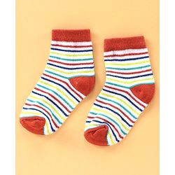 Cute Walk by Babyhug Ankle Length Antibacterial Socks Football Design Pack of 5 - Multicolor