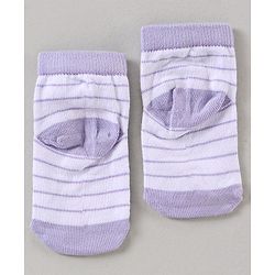 Cutewalk By Babyhug Multi Print Anti Bacterial Ankle Length Socks Pack of 5 - Multicolour