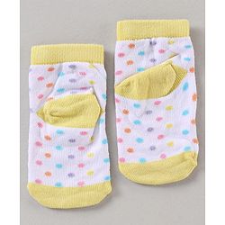 Cutewalk By Babyhug Multi Print Anti Bacterial Ankle Length Socks Pack of 5 - Multicolour