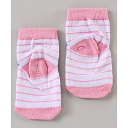 Cutewalk By Babyhug Multi Print Anti Bacterial Ankle Length Socks Pack of 5 - Multicolour
