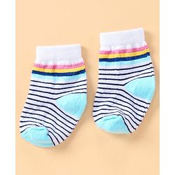 Cute Walk By Babyhug Antibacterial Ankle Length Socks Set of 5 - Multicolor