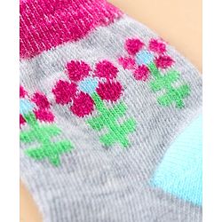 Cute Walk By Babyhug Antibacterial Ankle Length Socks Set of 5 - Multicolor