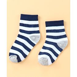 Cute Walk by Babyhug Anti Bacterail Ankle Length Socks Pack of 7 - Multicolour