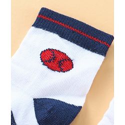 Cute Walk by Babyhug Anti Bacterail Ankle Length Socks Pack of 7 - Multicolour