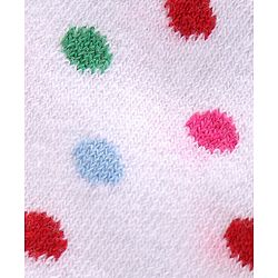 Cute Walk by Babyhug Ankle Length Antibacterial Socks Floral Design Pack of 5 - Blue