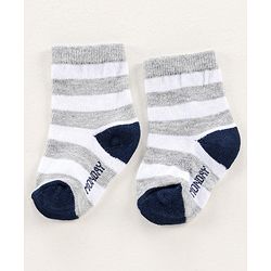 Cute Walk by Babyhug Anti-bacterial Ankle Length Socks All Over Printed Pack of 7 - Multicolour
