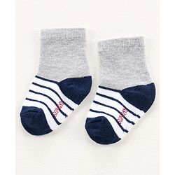 Cute Walk by Babyhug Anti-bacterial Ankle Length Socks All Over Printed Pack of 7 - Multicolour
