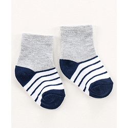 Cute Walk by Babyhug Anti-bacterial Ankle Length Socks All Over Printed Pack of 7 - Multicolour